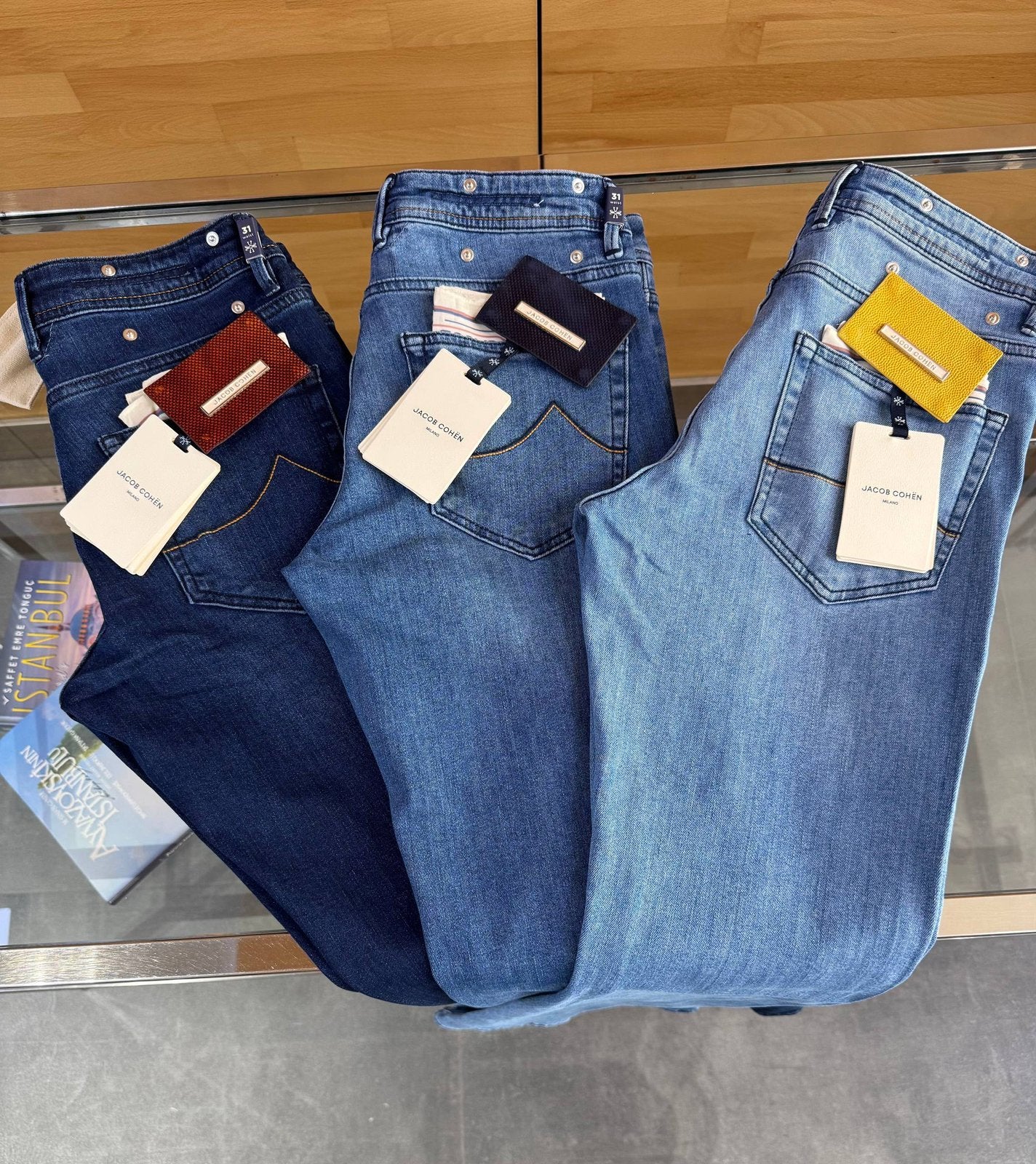 Jacob Cohen Jeans Broek Partij, Ophalen, Nieuw, Blauw