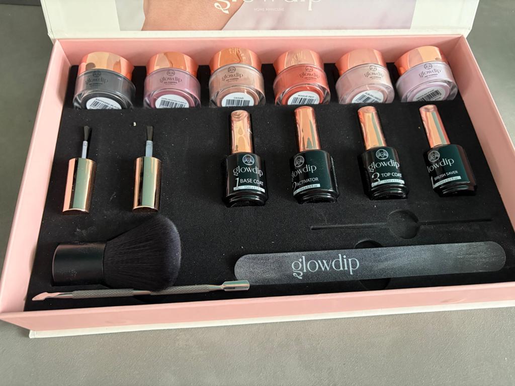 Glowdip Home Manicure Starterset met extra's, Ophalen, Zo goed als nieuw, Verzorging