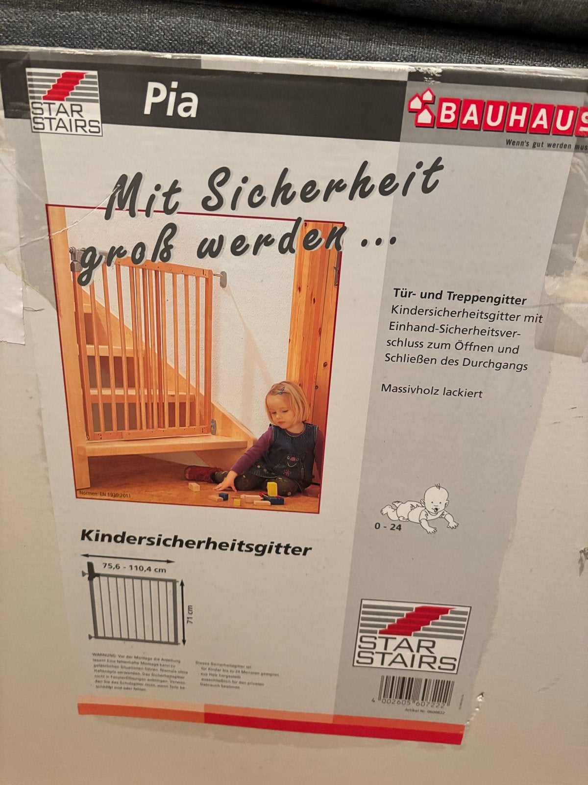 Star Stairs Pia Traphek Hout Gelakt, Ophalen, Nieuw, 100 tot 115 cm, Schroefhekje
