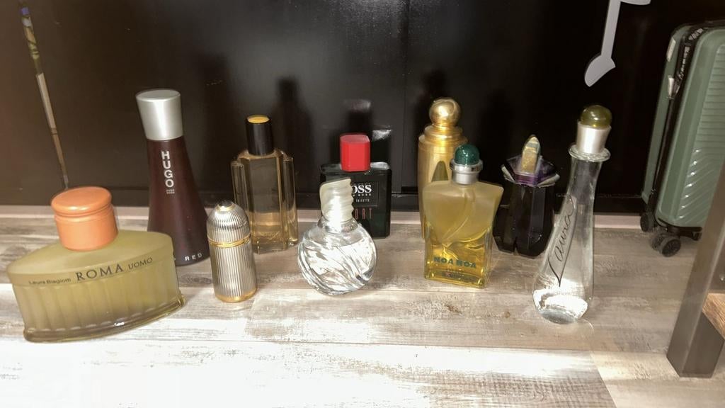Decoratie grote parfum flessen, Ophalen, Parfumfles