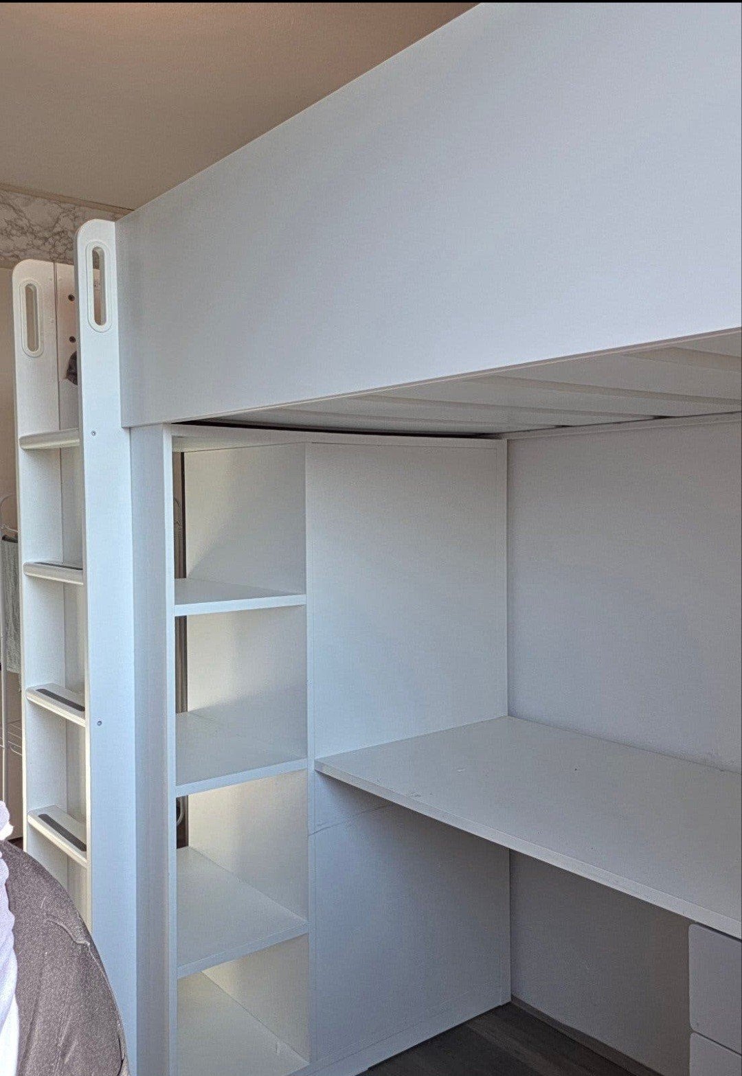 IKEA Småstad Hoogslaper met lattenbodem (excl. matras), Ophalen, Gebruikt, Eenpersoons, 160 tot 180 cm