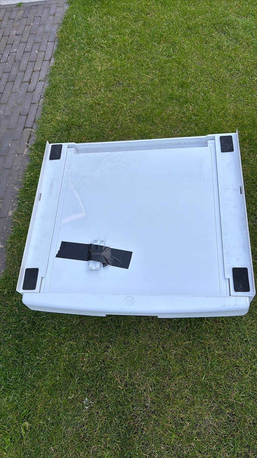Tussenstuk/stapelkit wasmachine- en droger, Ophalen of Verzenden, Gebruikt