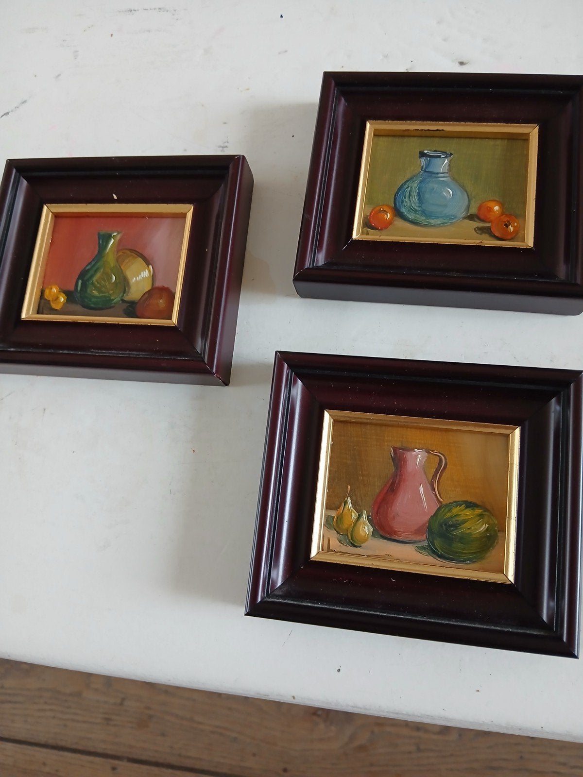 stil leven schilderijtjes, Ophalen of Verzenden, Stilleven