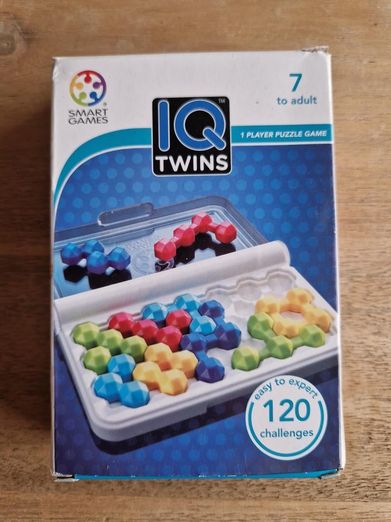 SmartGames IQ Twins Puzzelspel - 120 uitdagingen, Ophalen of Verzenden, Zo goed als nieuw, Puzzelen