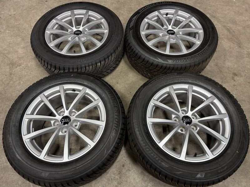 17 inch originele velgen + winterbanden Audi A6 C8 4K0601025, Gebruikt, -, -, Banden en Velgen