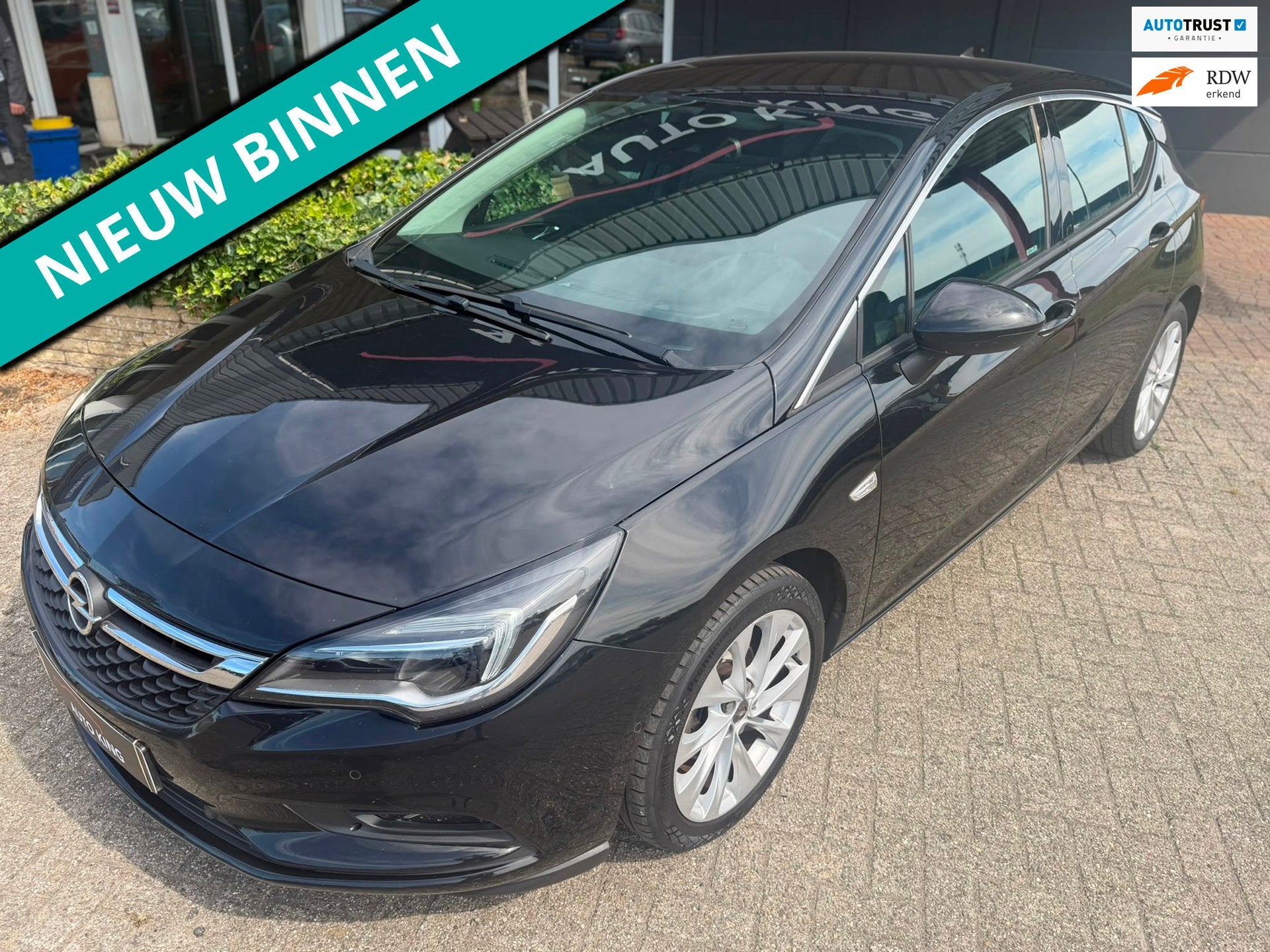 Opel Astra 1.4 TURBO/AUT/ECC/CRUISE/NAV/LED/PDC APK+NAP, Auto's, Dealer onderhouden, Gebruikt, 150 pk, Zwart
