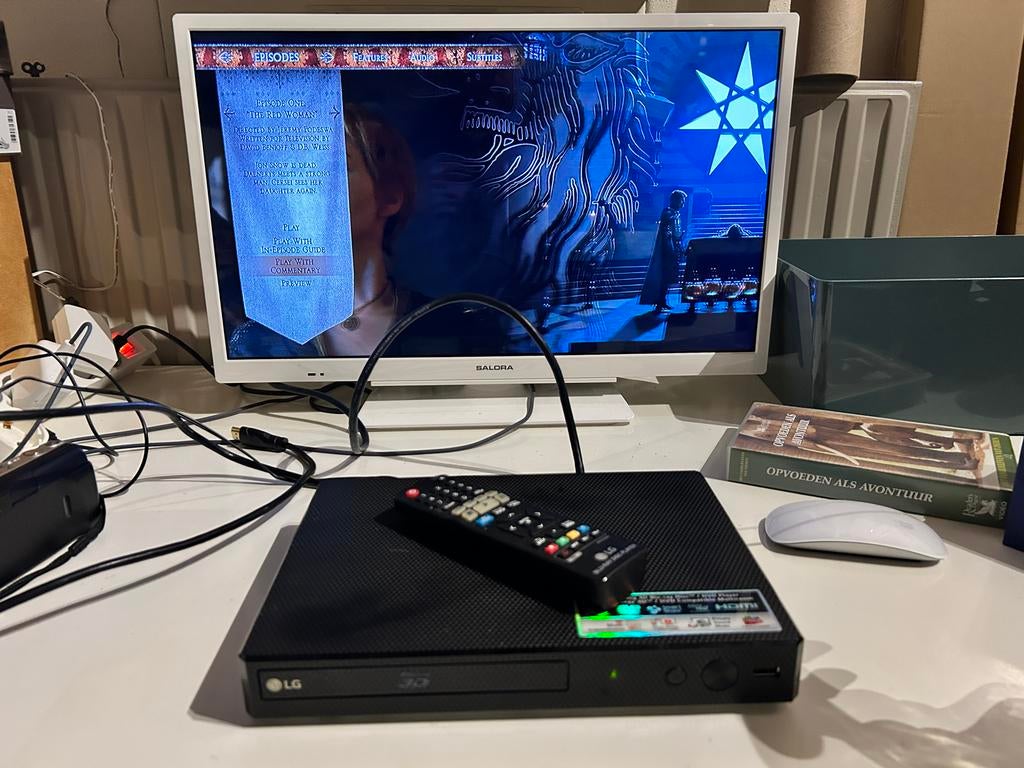 LG BP-450 Blu-ray 3D Disc / DVD Player met afstandsbediening, Ophalen of Verzenden, Zo goed als nieuw, LG