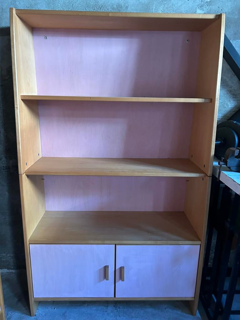 Twee speelgoed/boekenkasten, Huis en Inrichting, Ophalen, Eigen, 50 tot 100 cm, 150 tot 200 cm