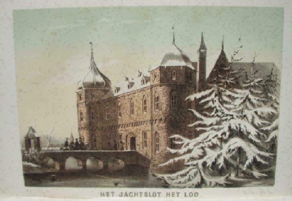 01 / Apeldoorn het Loo Litho 1854, Ophalen of Verzenden