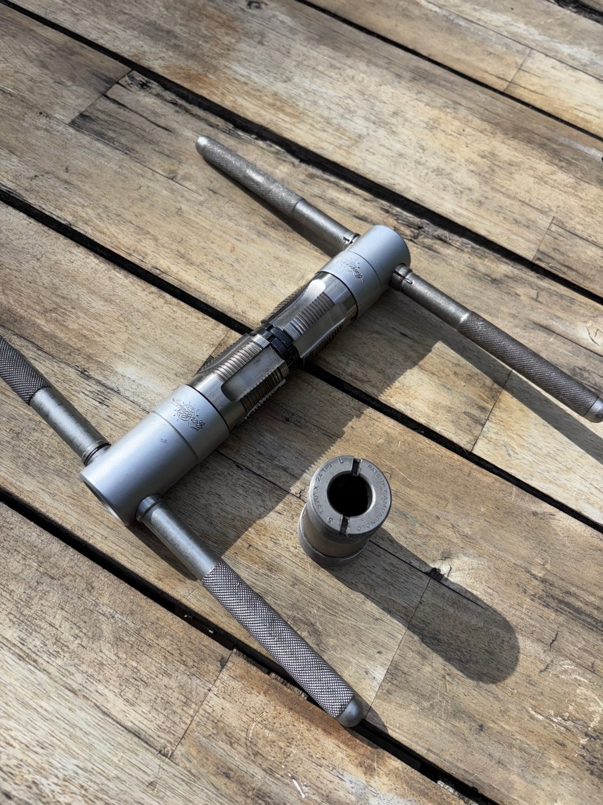 Vintage Campagnolo engelse draad BSA 1,370 tap gereedschap, Ophalen of Verzenden, Zo goed als nieuw
