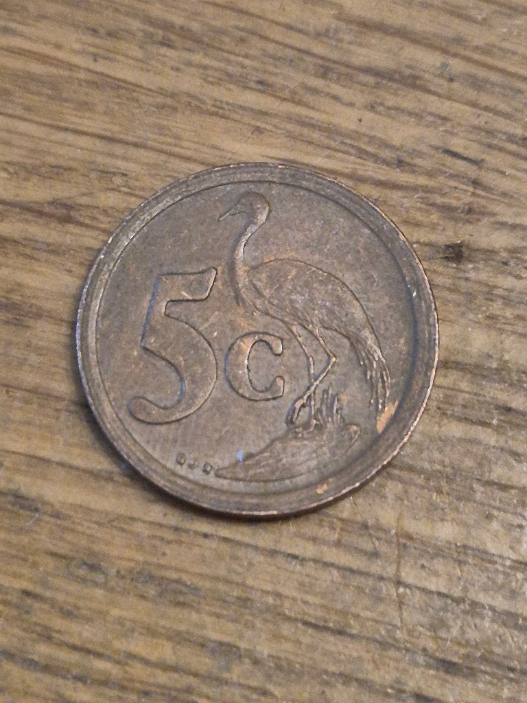 Zuid-Afrika - 5 Cent 1993, Ophalen of Verzenden, Zuid-Afrika