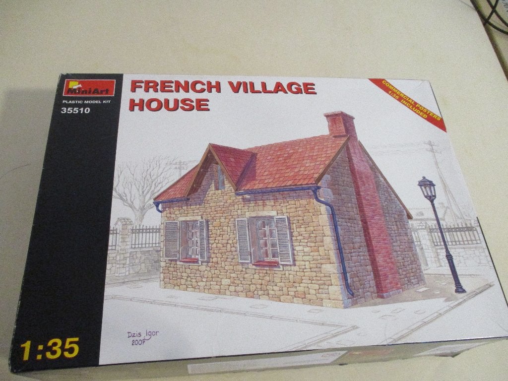 Miniart French village house, Hobby en Vrije tijd, Modelbouw | Figuren en Diorama's, Ophalen of Verzenden, Gebruikt, 1:35 tot 1:50