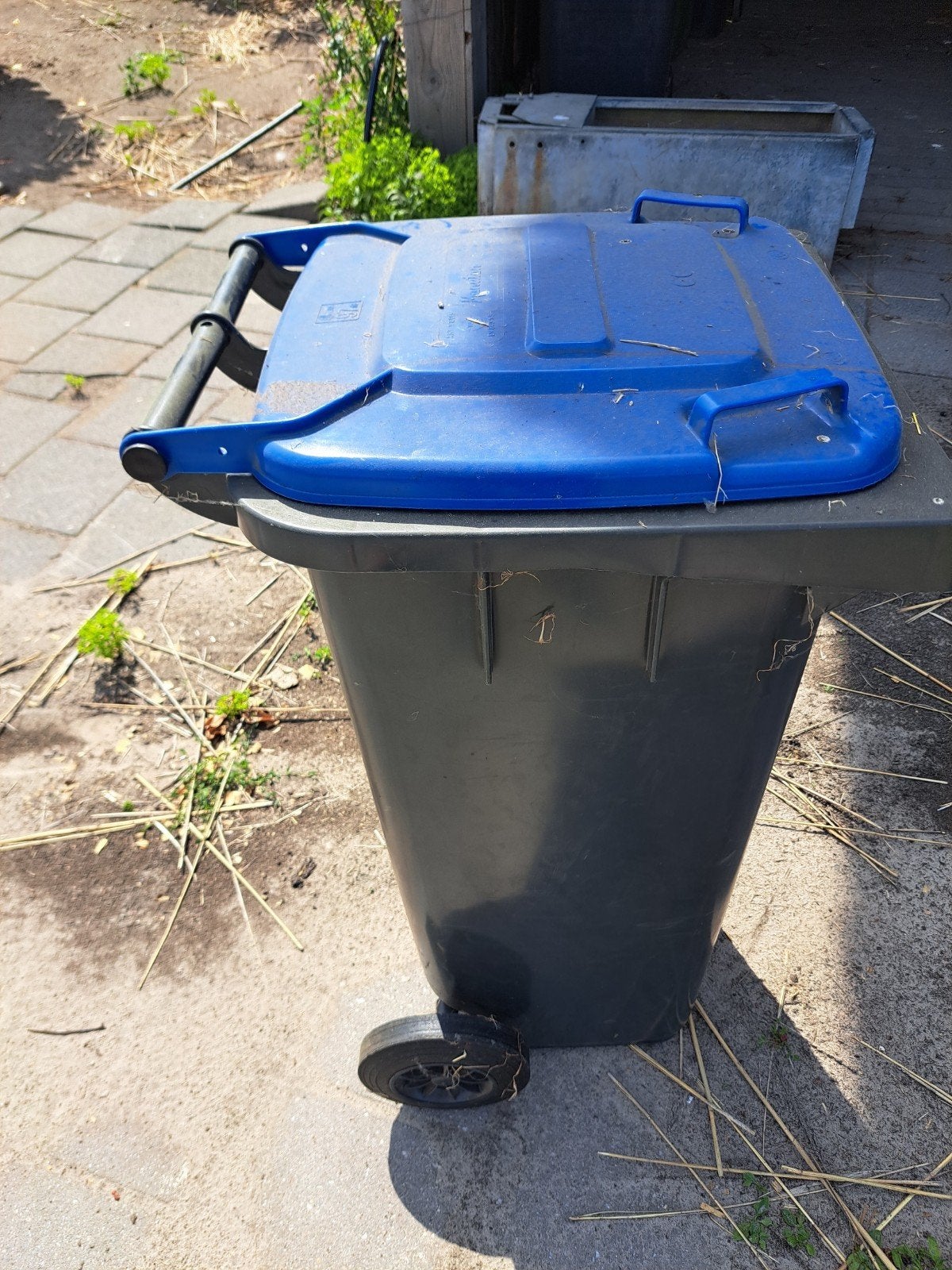 Kliko 120 liter - Gebruikte afvalcontainer, Ophalen of Verzenden, Gebruikt, Zwart, Kunststof