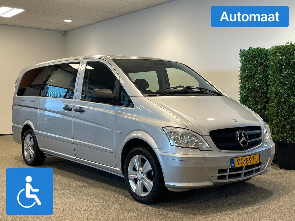Mercedes-Benz Vito L2H1 Rolstoelbus Automaat, Auto's, Bestelauto's, Automaat, Gebruikt, 4 cilinders, 4 stoelen
