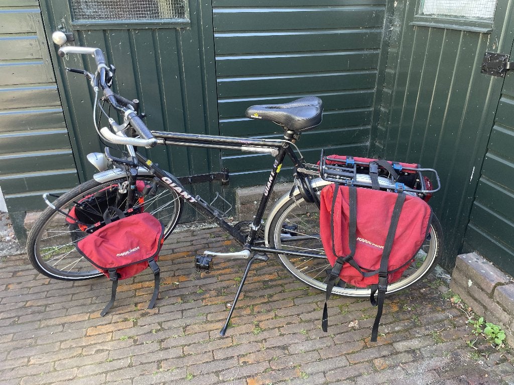 Giant Trooper met afklikbare voor- en achter tassen, Ophalen, 28 inch, Gebruikt, Velgrem