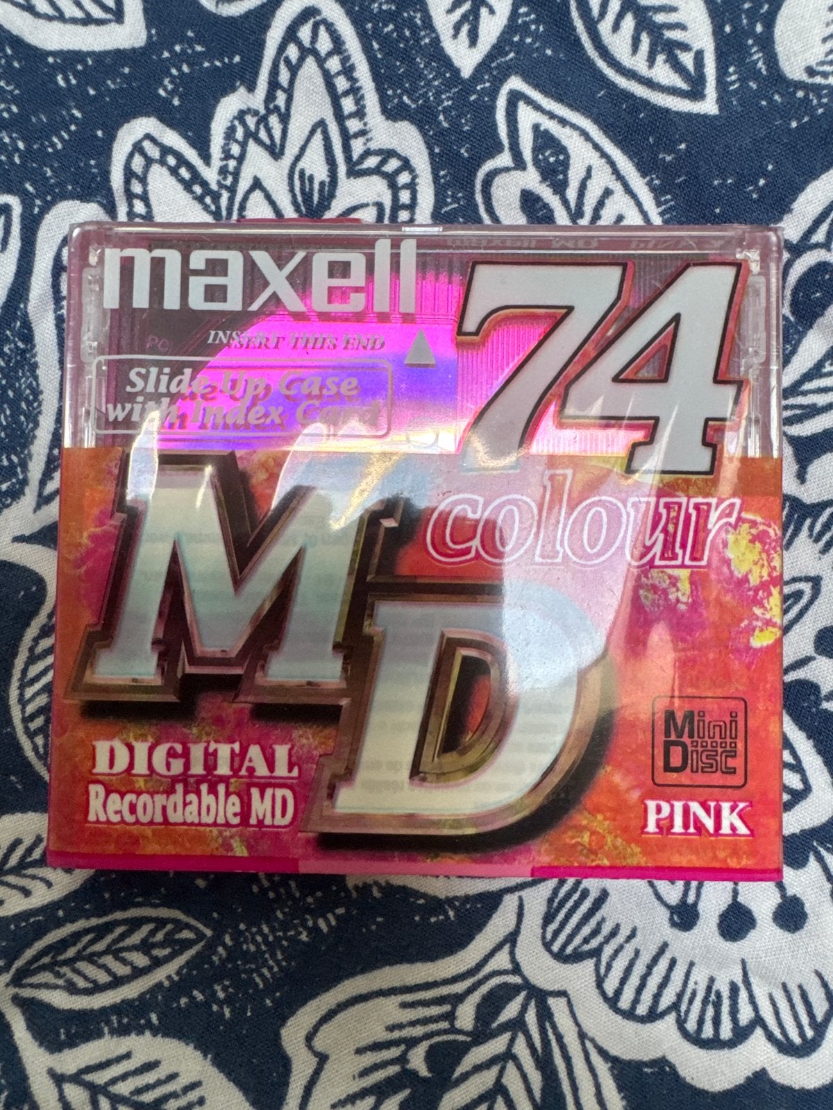 Maxell MD Colour 74 min MiniDisc - Roze (Nieuw), Ophalen of Verzenden, Minidisc-recorder