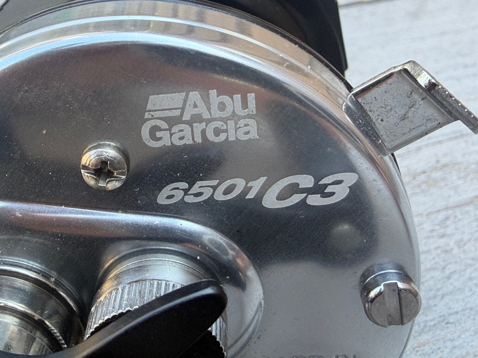 Abu Garcia Ambassadeur 6501 C3 reel, Watersport en Boten, Hengelsport | Roofvissen, Ophalen of Verzenden, Zo goed als nieuw, Molen