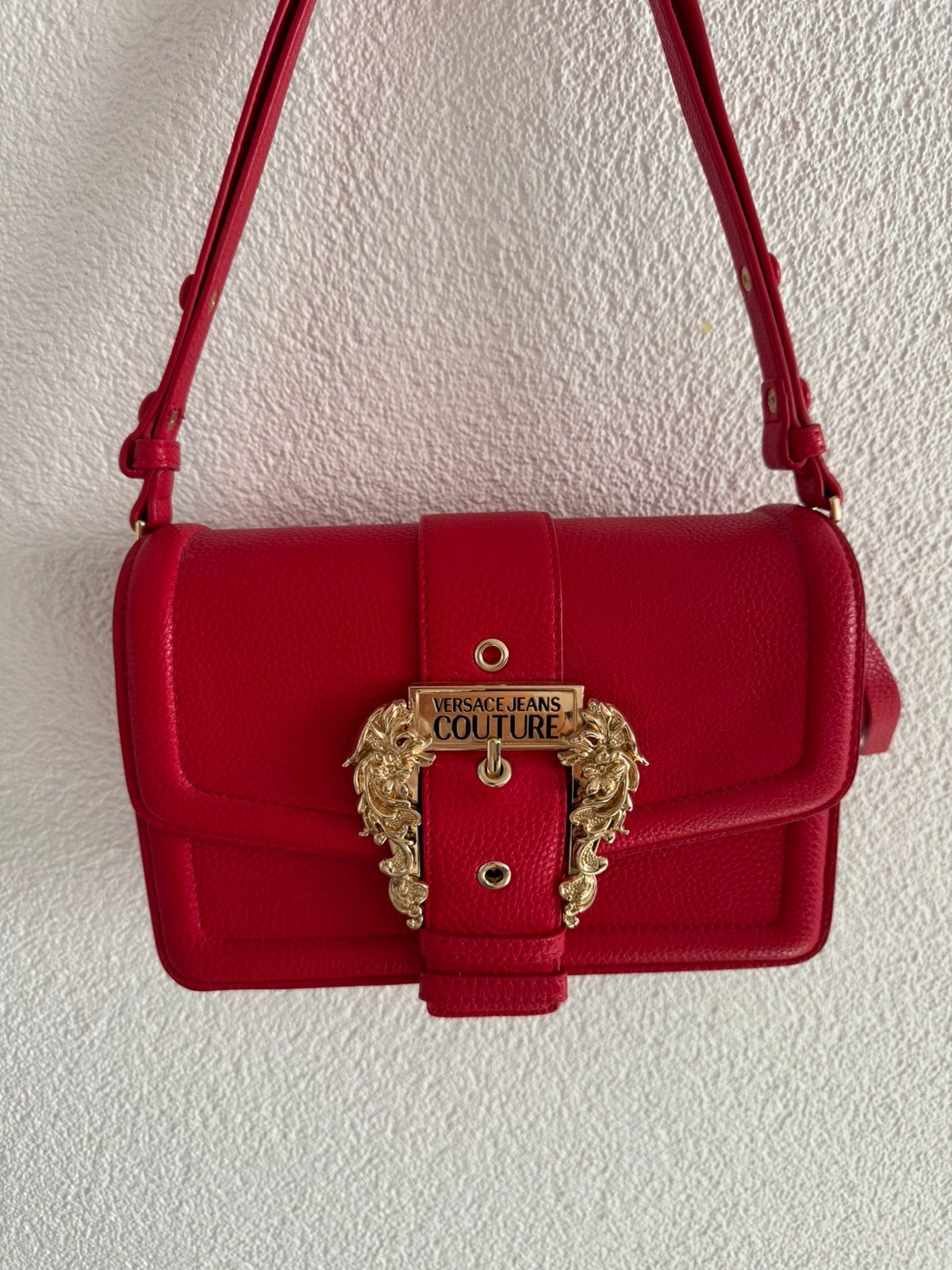 Versace Jeans Couture Linea F Schoudertas Rood –Origineel, Ophalen, Zo goed als nieuw, Rood