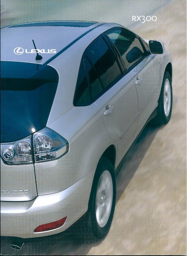 Brochure Lexus RX 300 2003, Ophalen of Verzenden, Gelezen, Overige merken