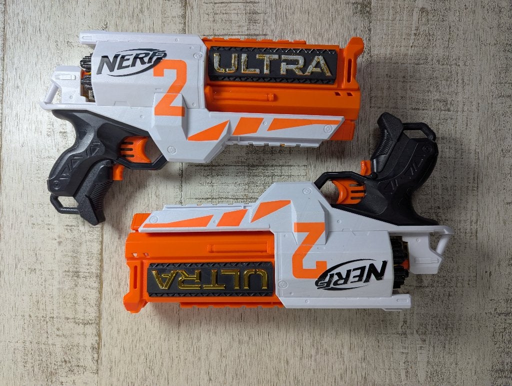 2x Nerf Ultra Two blaster met 75 darts (ruilen mogelijk), Ophalen of Verzenden, Gebruikt