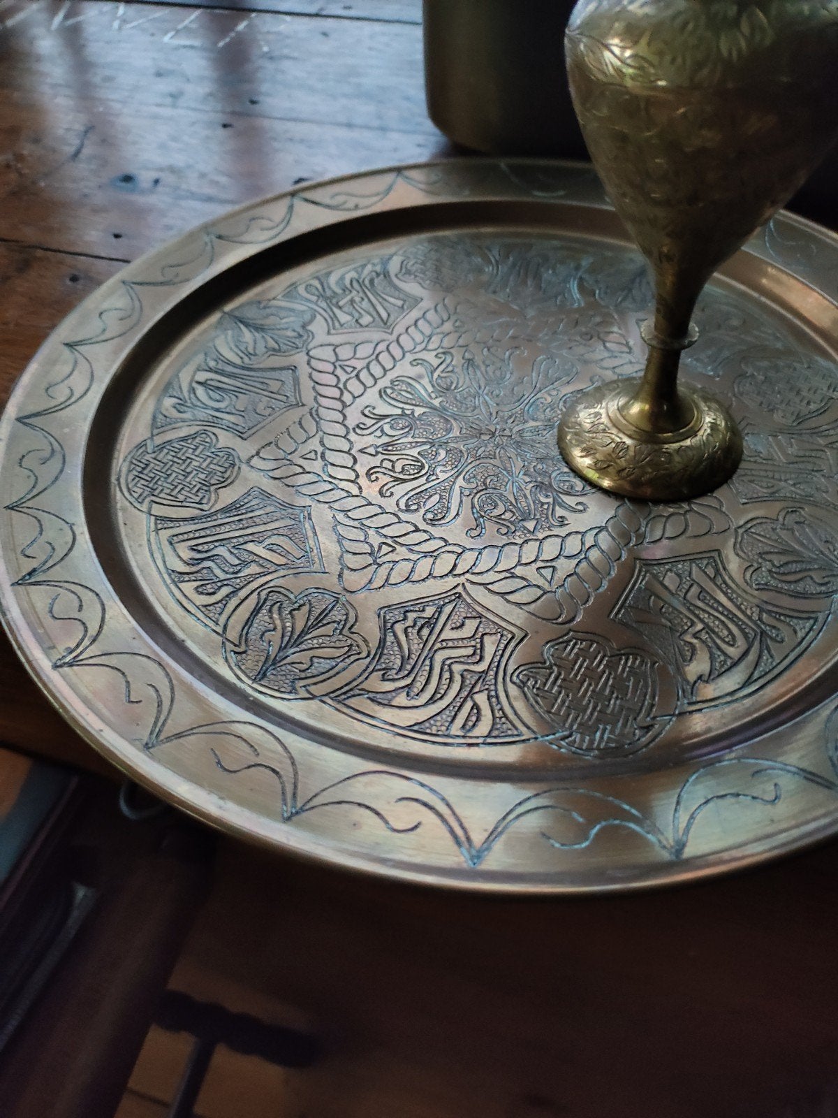 Antiek blad handwerk uit India, Antiek en Kunst, Ophalen of Verzenden