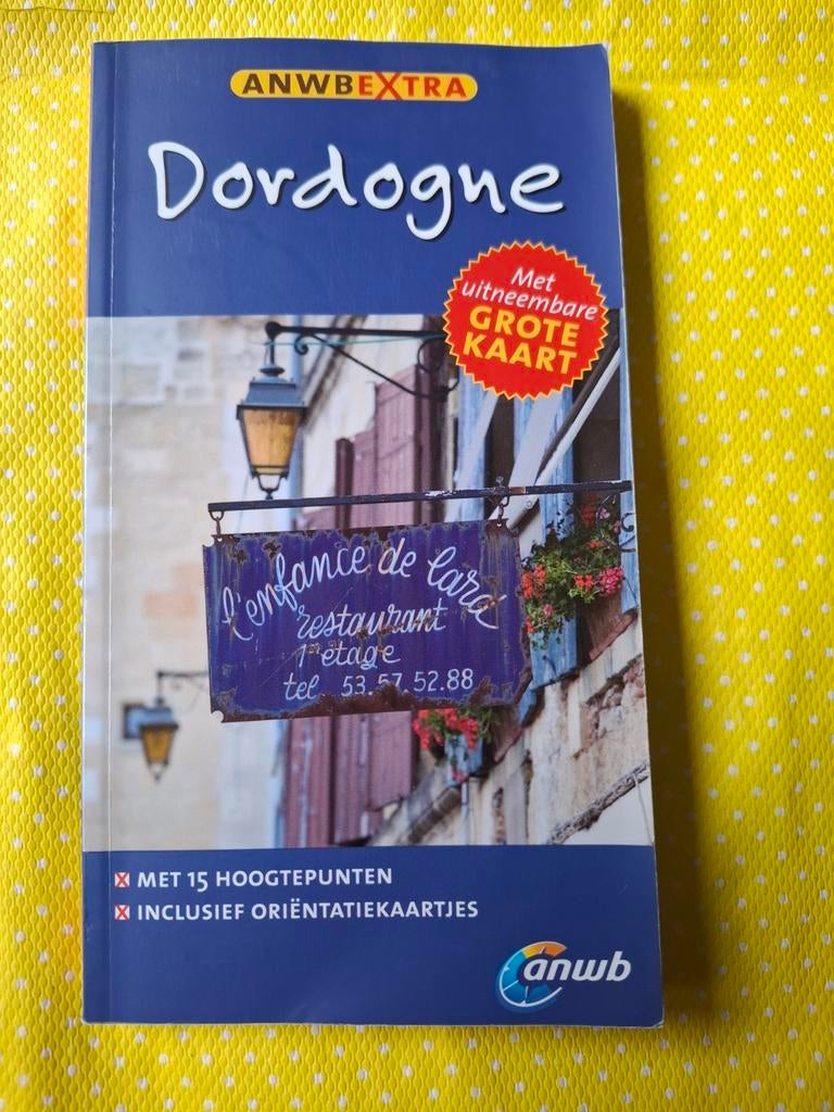 ANWB reisgids Dordogne + kaart, Gelezen, Europa, Ophalen of Verzenden, Reisgids of -boek