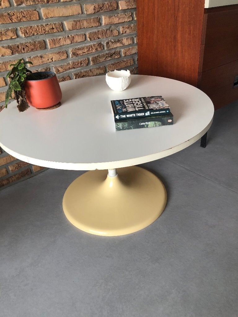 Joe Colombo leusch ergebnis bijzettafel salontafel, Huis en Inrichting, Minder dan 55 cm, Gebruikt, Rechthoekig, Ophalen