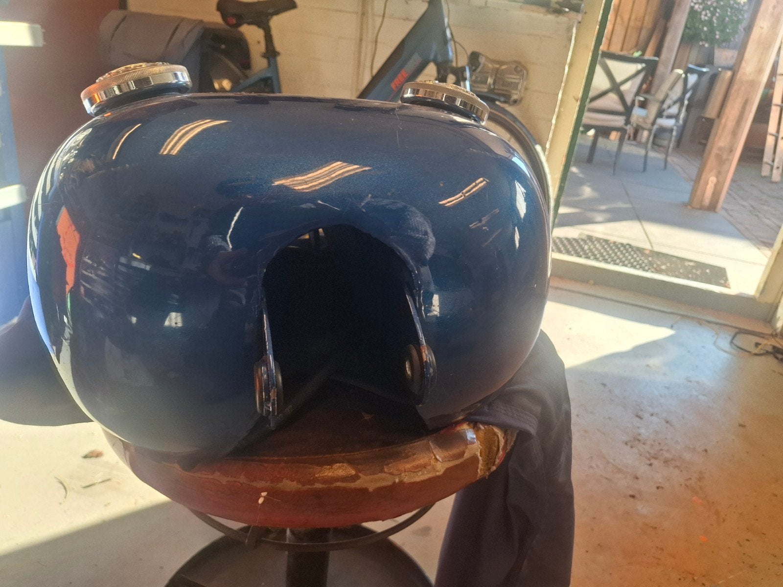 Harley-Davidson Custom Chopper Tank - Sportster Montage, Motoren, Ophalen of Verzenden, Gebruikt