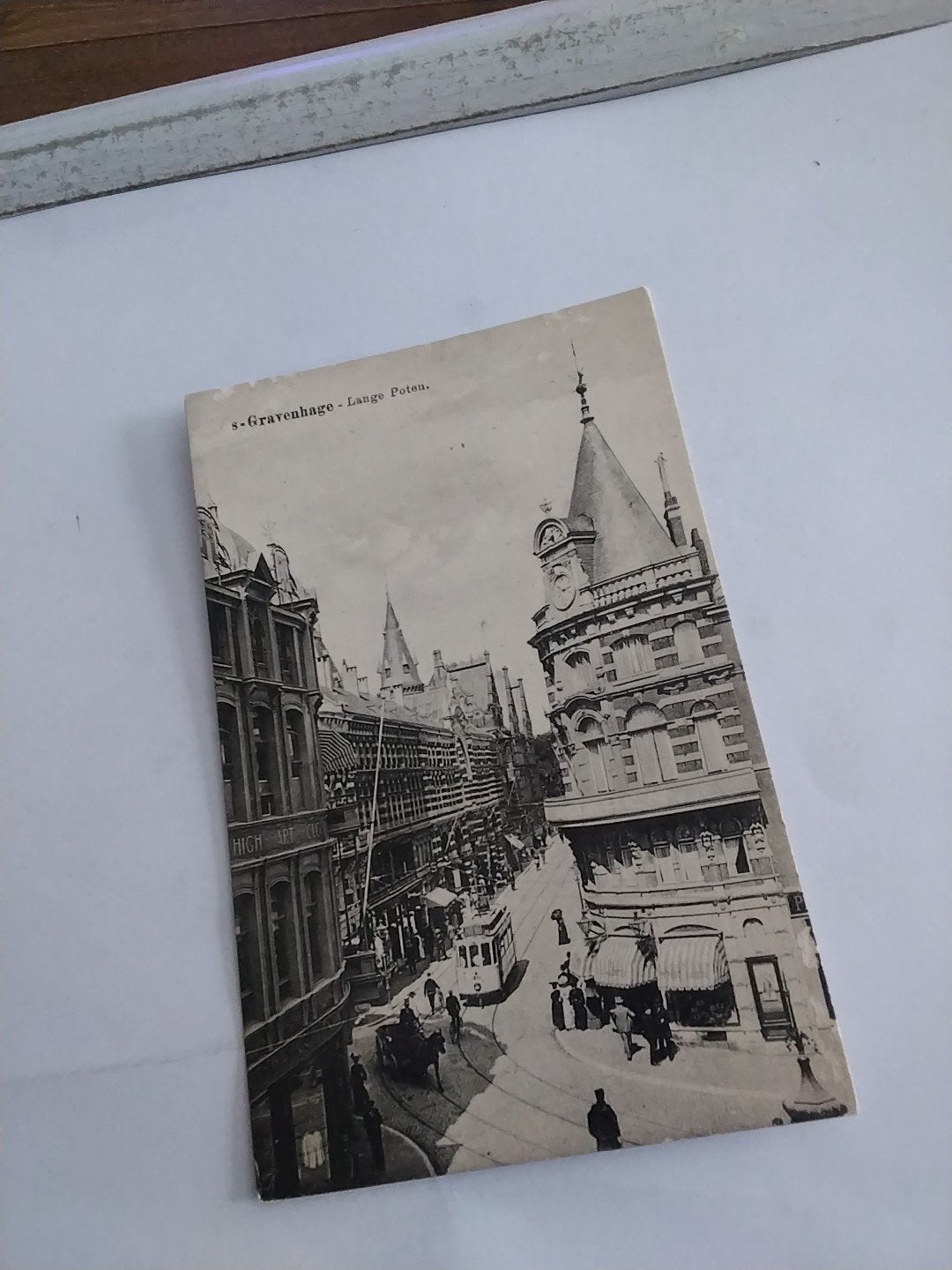 Oude briefkaart 's-Gravenhage - Lange Poten (voor 1920), Ophalen of Verzenden, Voor 1920, Ongelopen, Zuid-Holland