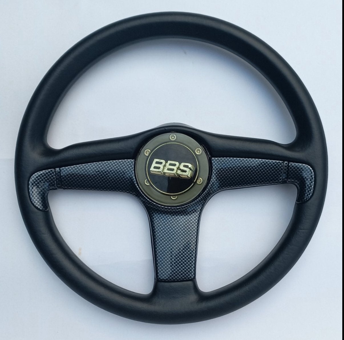 BBS 3-spaaks stuur carbon 370mm | 6x70 PCD, Ophalen of Verzenden