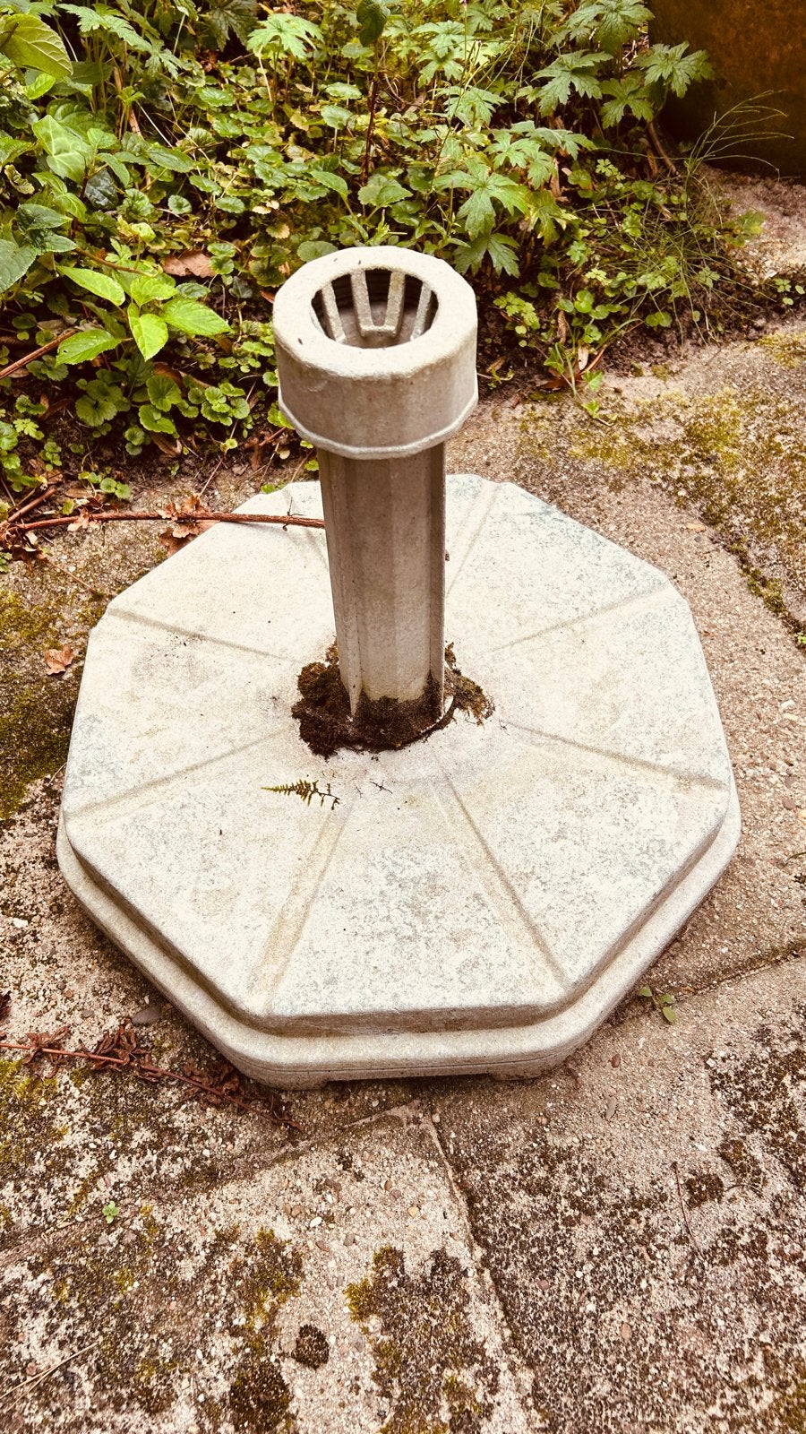 Stevige parasolvoet - Gebruikt, Tuin en Terras, Ophalen, Gebruikt, Parasolvoet