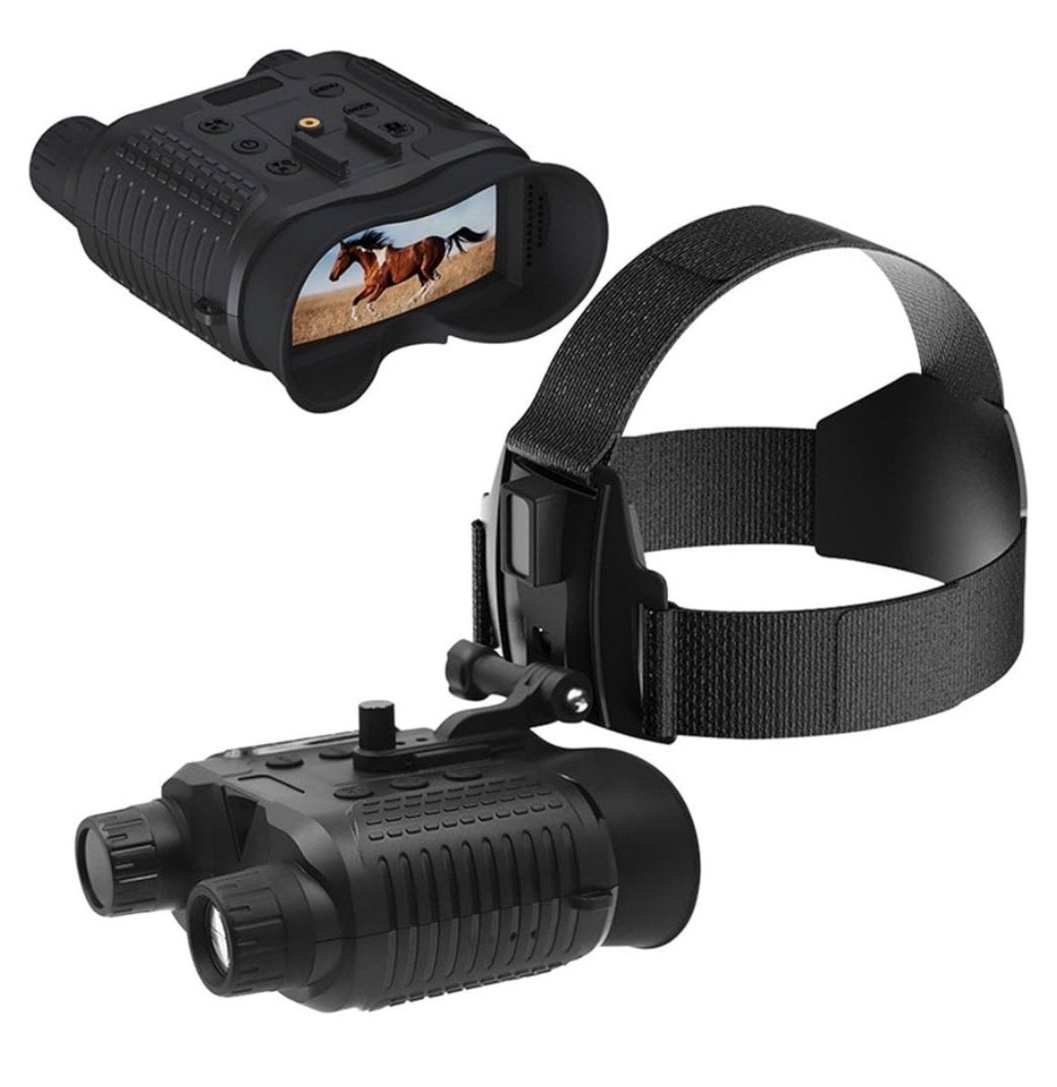 Nieuwe Digitale Nachtkijker met Hoofdband en Tas, ., Overige typen, Nieuw, Ophalen of Verzenden