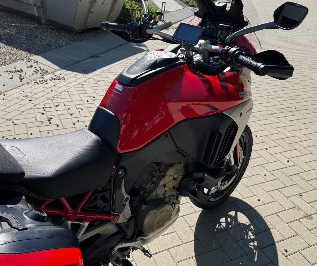Ducati Multistrada V4 - Als nieuw, compleet met opties!, Motoren, Occasion, Handvatverwarming, 4 cilinders, Motorrijbewijs A