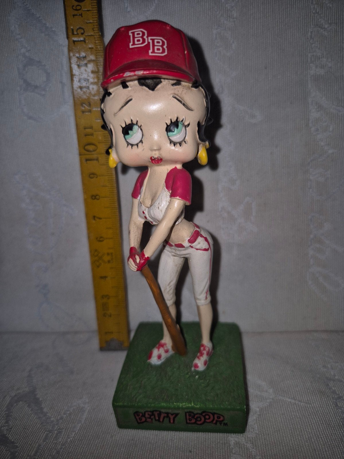 Betty Boop Beeldje - Honkbal Speler, Verzamelen, Beelden en Beeldjes, Ophalen of Verzenden, Zo goed als nieuw, Mens
