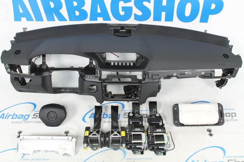 Airbag set Dashboard leder Mercedes E klasse W212 2009-2016, Auto-onderdelen, Dashboard en Schakelaars, Gebruikt, Ophalen of Verzenden