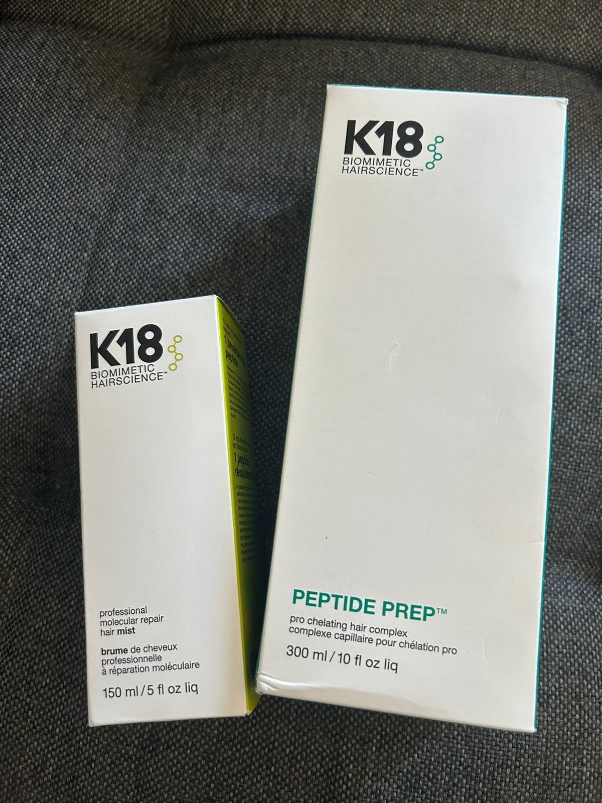 K18 peptide prep 300ml & hair mist 150ml, Ophalen of Verzenden, Nieuw, Haarverzorger of -hersteller