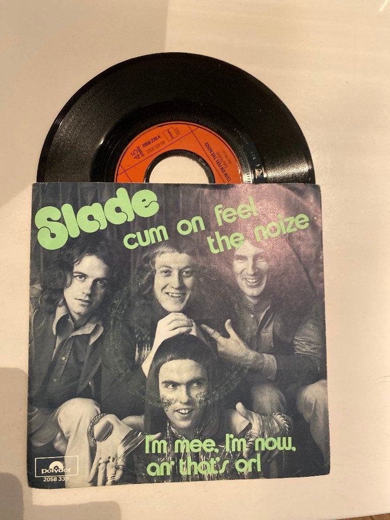 Slade – Cum On Feel The Noize, Pop, 7 inch, Zo goed als nieuw, Fotohoes