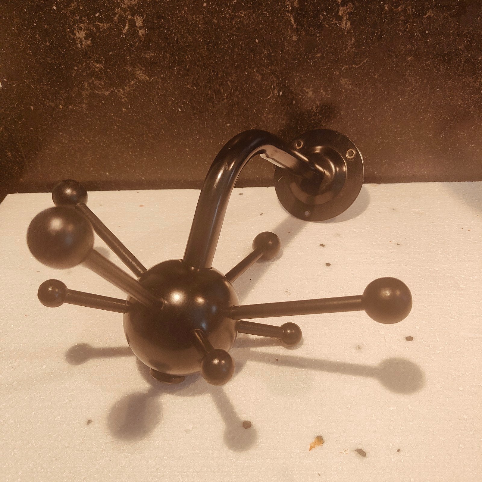 IKEA spoutnik kapstok Osvaldi Borsano zwart, Wandkapstok, Gebruikt, Ophalen of Verzenden, Minder dan 100 cm