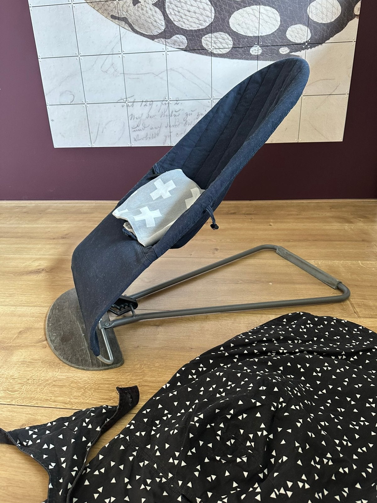 BabyBjörn wipstoel met hoezen van Ukje, Ophalen, Gebruikt, Wipstoel