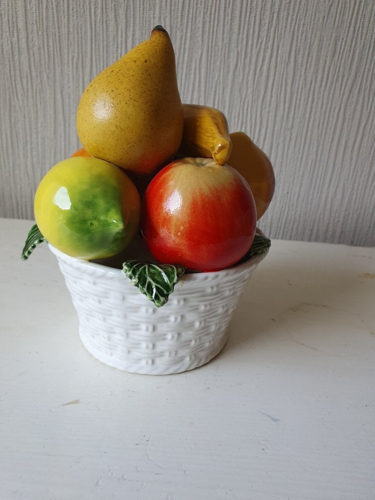 Vintage keramiek fruittoren - jaren '50-80, Ophalen of Verzenden