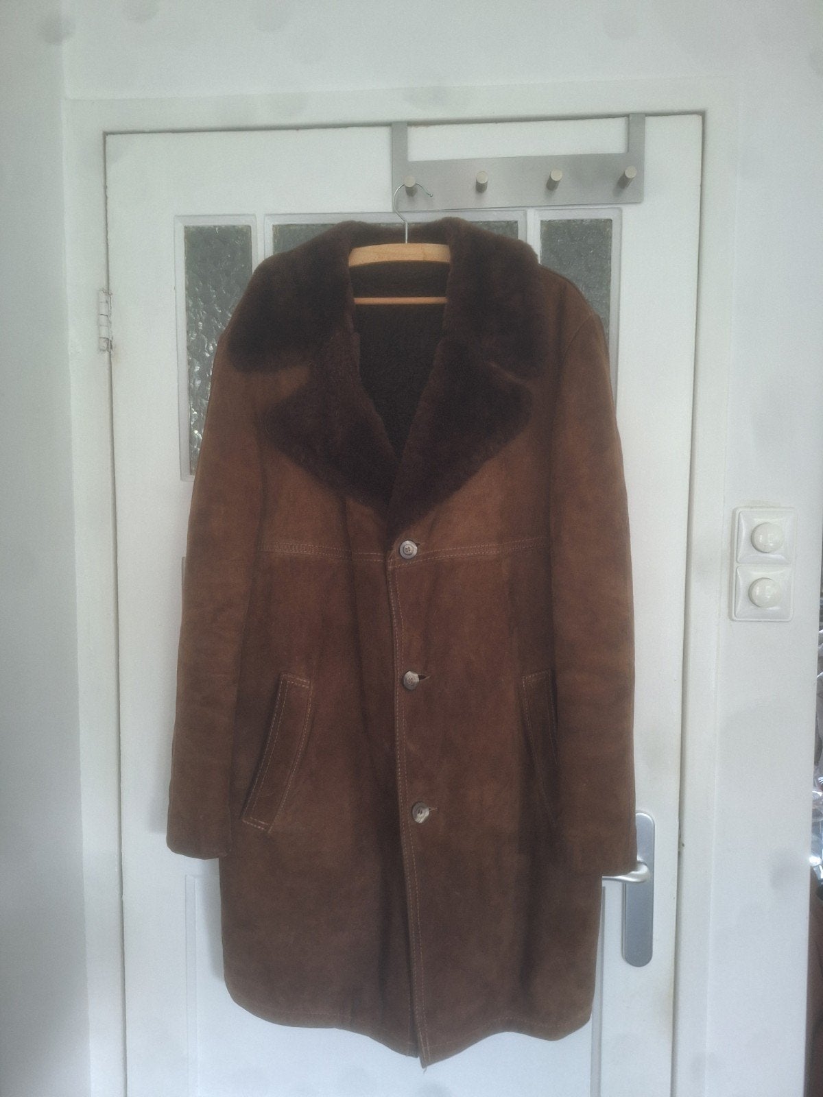 4 vintage leren jassen, grote maten, Ophalen of Verzenden, Gedragen, Maat 46/48 (XL) of groter, Bruin