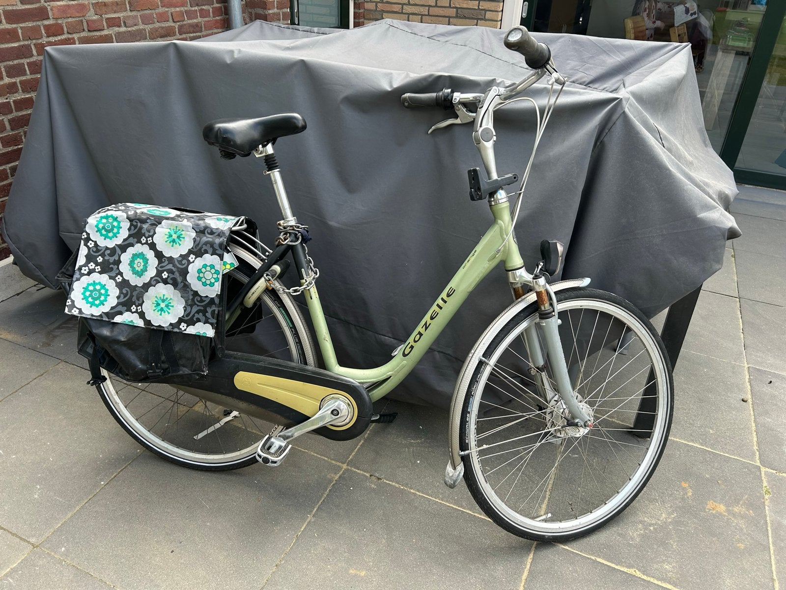 Gazelle damesfiets met lage instap en versnellingen, Fietsen en Brommers, Fietsen | Dames | Damesfietsen, Ophalen, 50 tot 53 cm