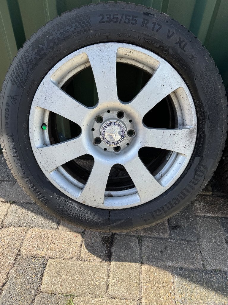 Winterbanden Mercedes S W221 2005-2013, Ophalen, Gebruikt, Banden en Velgen, 17 inch