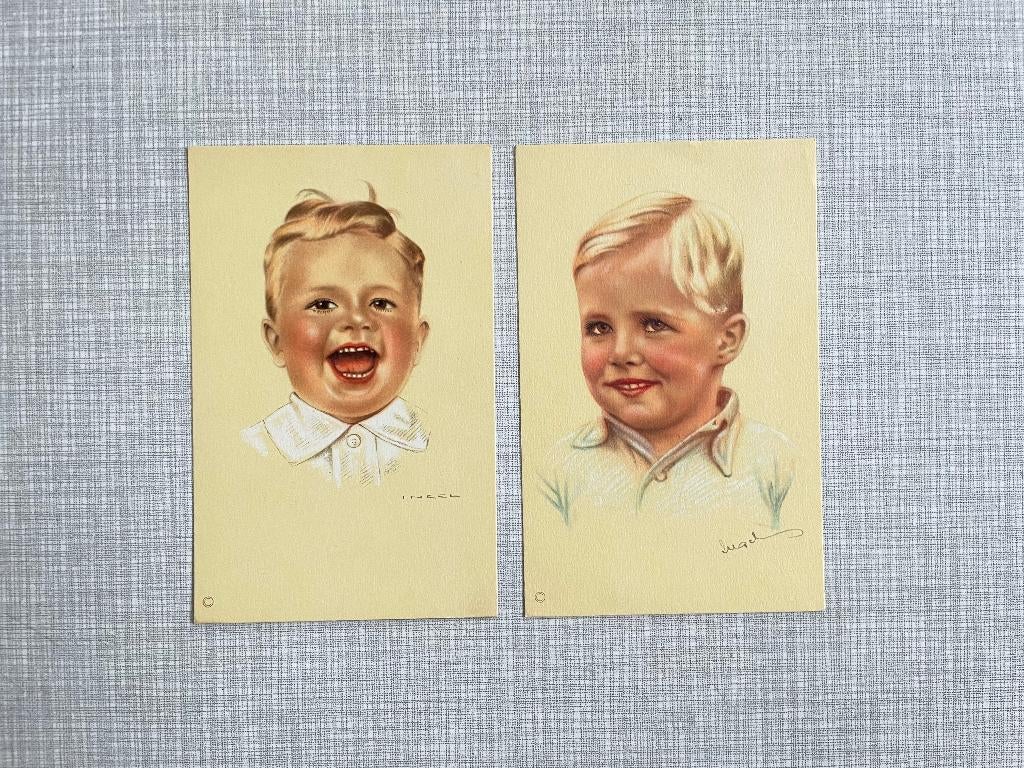 C299 Ansichtkaarten Philip Kruseman Jaren 60, Verzamelen, Ophalen of Verzenden, 1960 tot 1980, Ongelopen