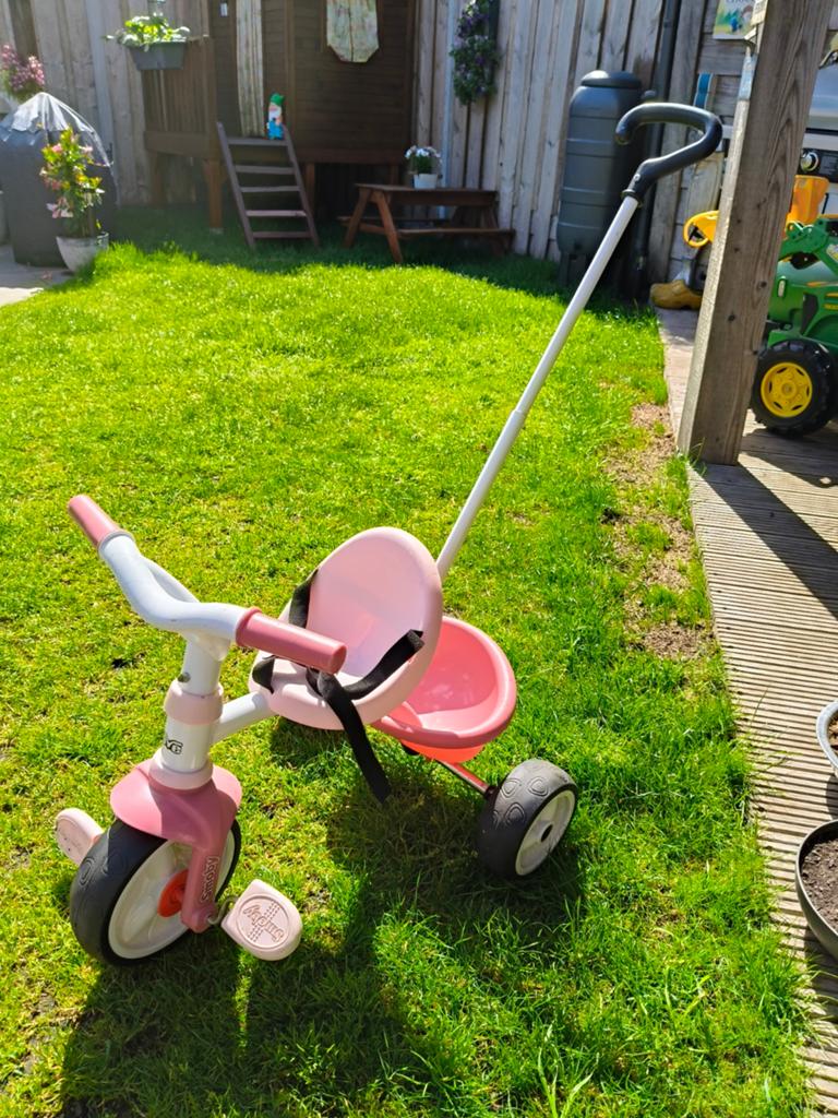 Smoby driewieler, Ophalen, Gebruikt, Trapvoertuig