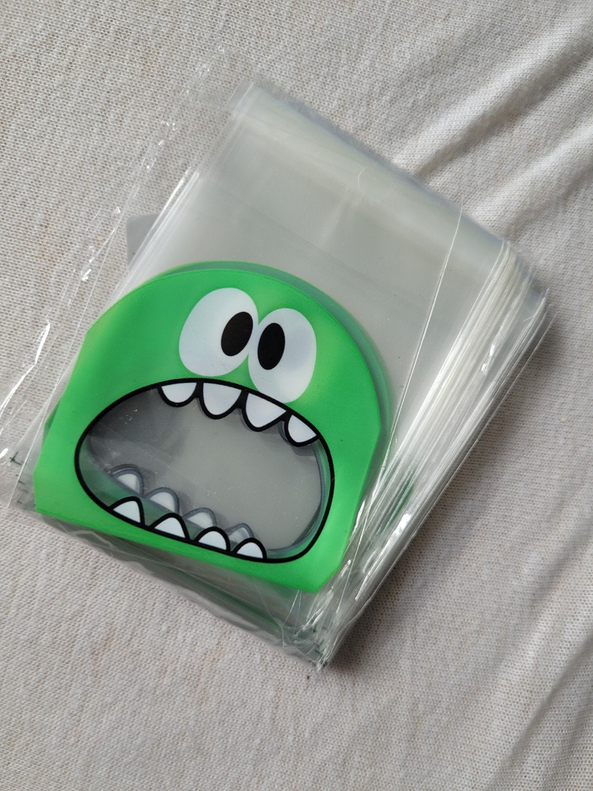 Traktatie koekiemonster 100x, Hobby en Vrije tijd, Ophalen of Verzenden, Nieuw, Feestartikel, Verjaardag