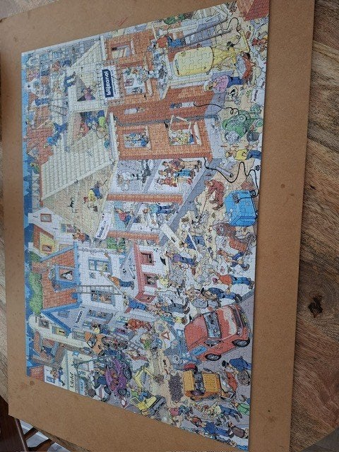 Jumbo puzzel 1000 stukjes, Ophalen of Verzenden, 500 t/m 1500 stukjes, Zo goed als nieuw