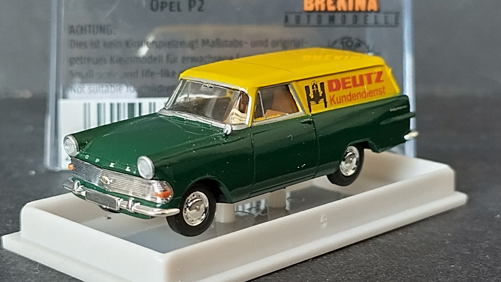 Opel Rekord P1 Deutz Kundendienst 1;87 Brekina Pol, Auto, ., Nieuw, Ophalen of Verzenden