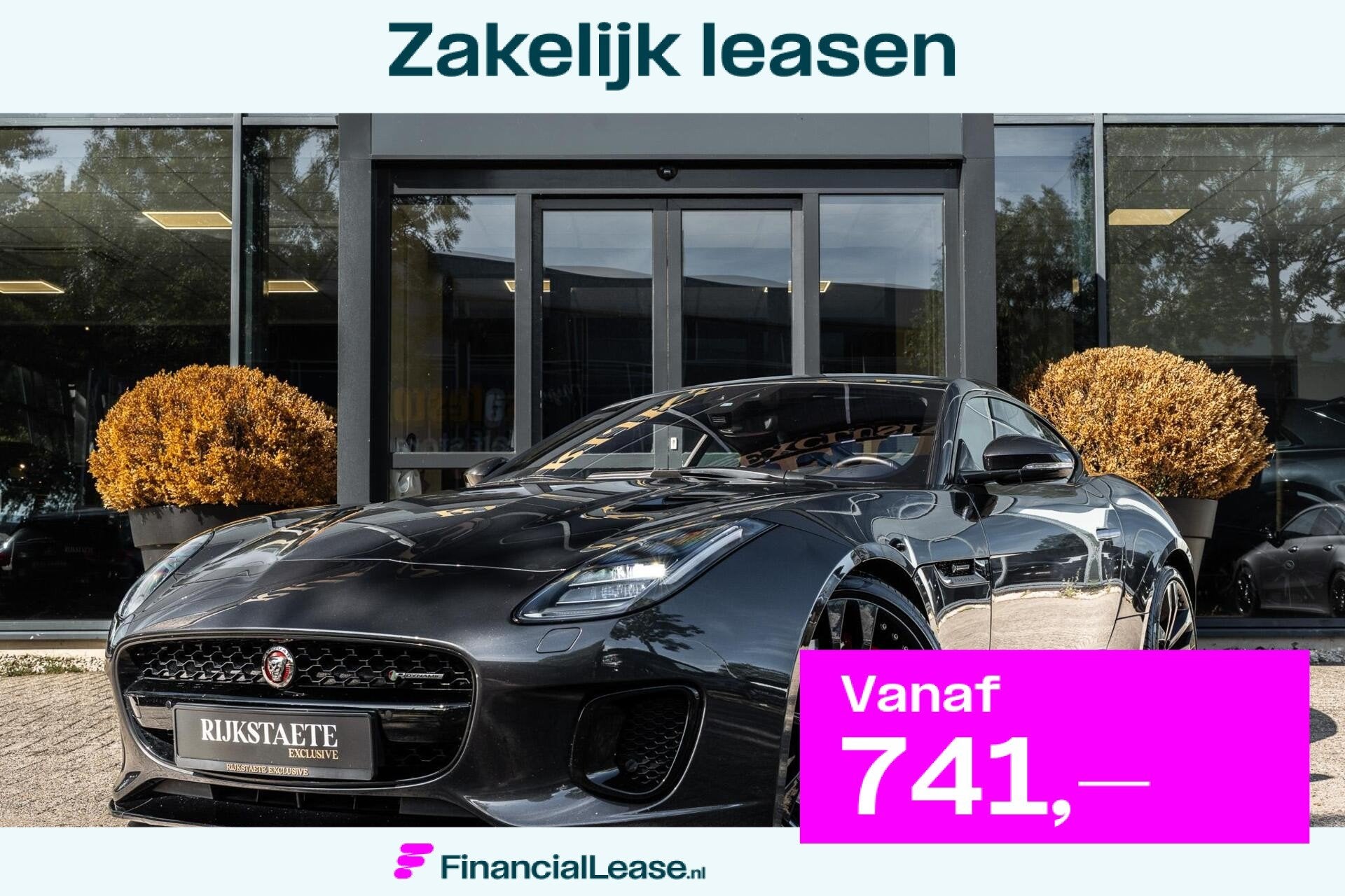 Jaguar F-type 3.0 V6 AWD R-Dynamic P380 |PANO|MERIDIAN|20'', 2995 cc, Bedrijf, Vierwielaandrijving, 2 stoelen