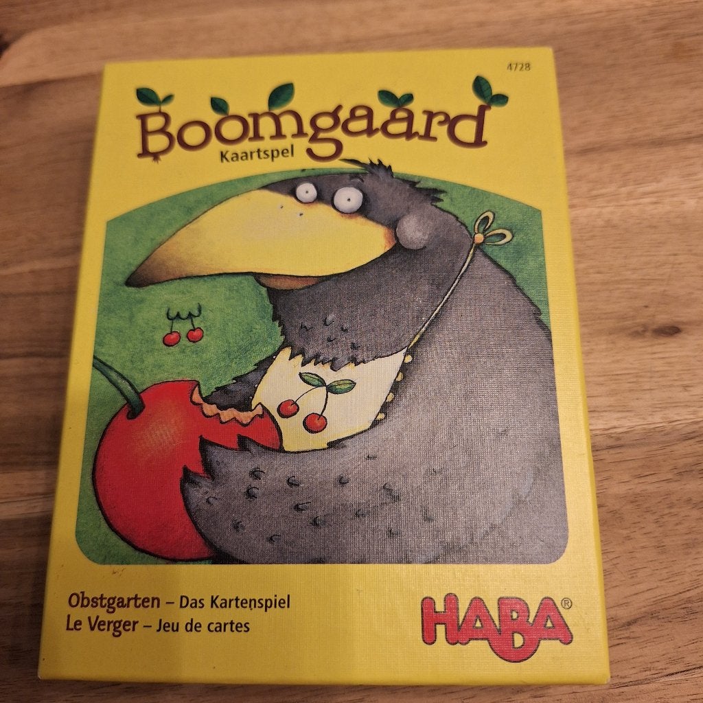 Boomgaard Kaartspel - HABA, Een of twee spelers, Ophalen of Verzenden, Zo goed als nieuw, HABA